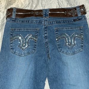 Angel jeans, size 3, embellished back pockets